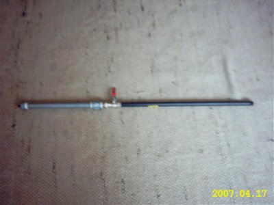 with the barrel