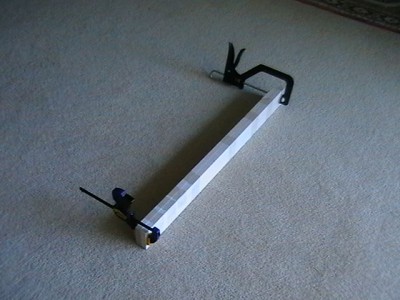 I only had 2 small pieces lying round si I decided to glue them together. It actually worked really well.