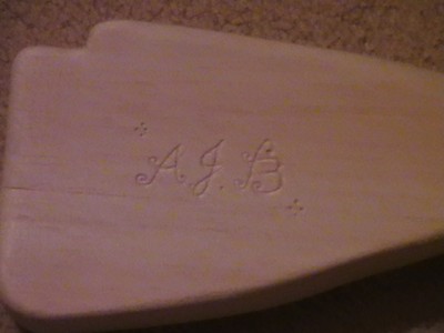 Decided to engrave my initials for that extra touch! Its really hard to engrave onto balsa wood.