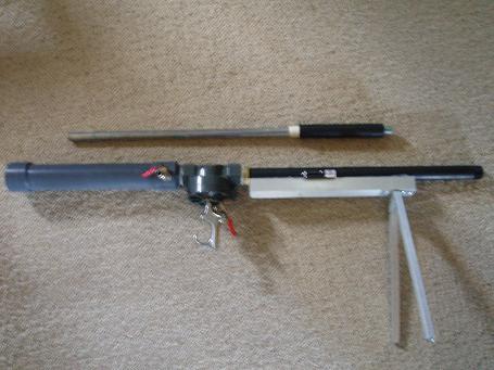 Side on with the Ram Rod.