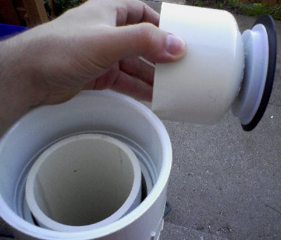Barrel and chamber glued together.<br />Piston assembly complete.<br />(had to crop because of filesize)