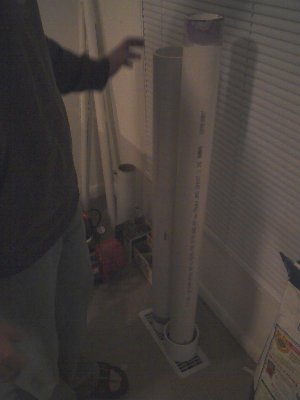 Hi-Tech drying rig, and roommate.<br />The primer will be covered with fittings after final assembaly.