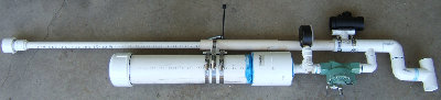 The barrel looks longer than it actually is when the gun is unloaded. When the bolt is in the locked position, the tip of the barrel only extends a few inches beyond the chamber.