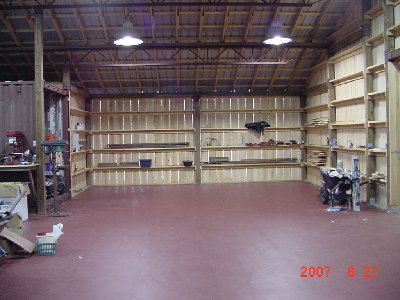 In the back right corner looking at the left