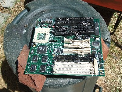 A deadified motherboard.