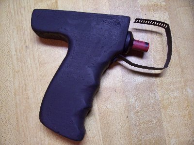 Finished. of course you need to figure out how you want to attach it, i drilled a slot for a hose clamp (not pictured).