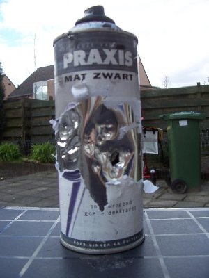 mgvsoverkill006.jpg (50.64 KiB) Viewed 3283 times Damage to spraycan at just under 30 bar..As I said, plastic leightweight bb's have their limitations.Lead bb's would have opened op that can like a...nasty sl*t watching porn...